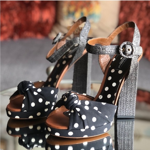 Dolce & Gabbana Shoes - Dolce & Gabbana polka dot sandals pumps high heels 37